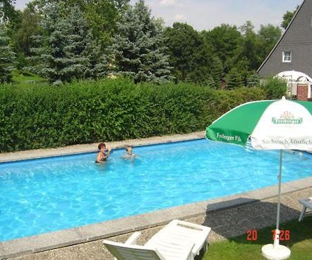 Gaststaette & Pension Alte Muehle Dorfchemnitz 외부 사진